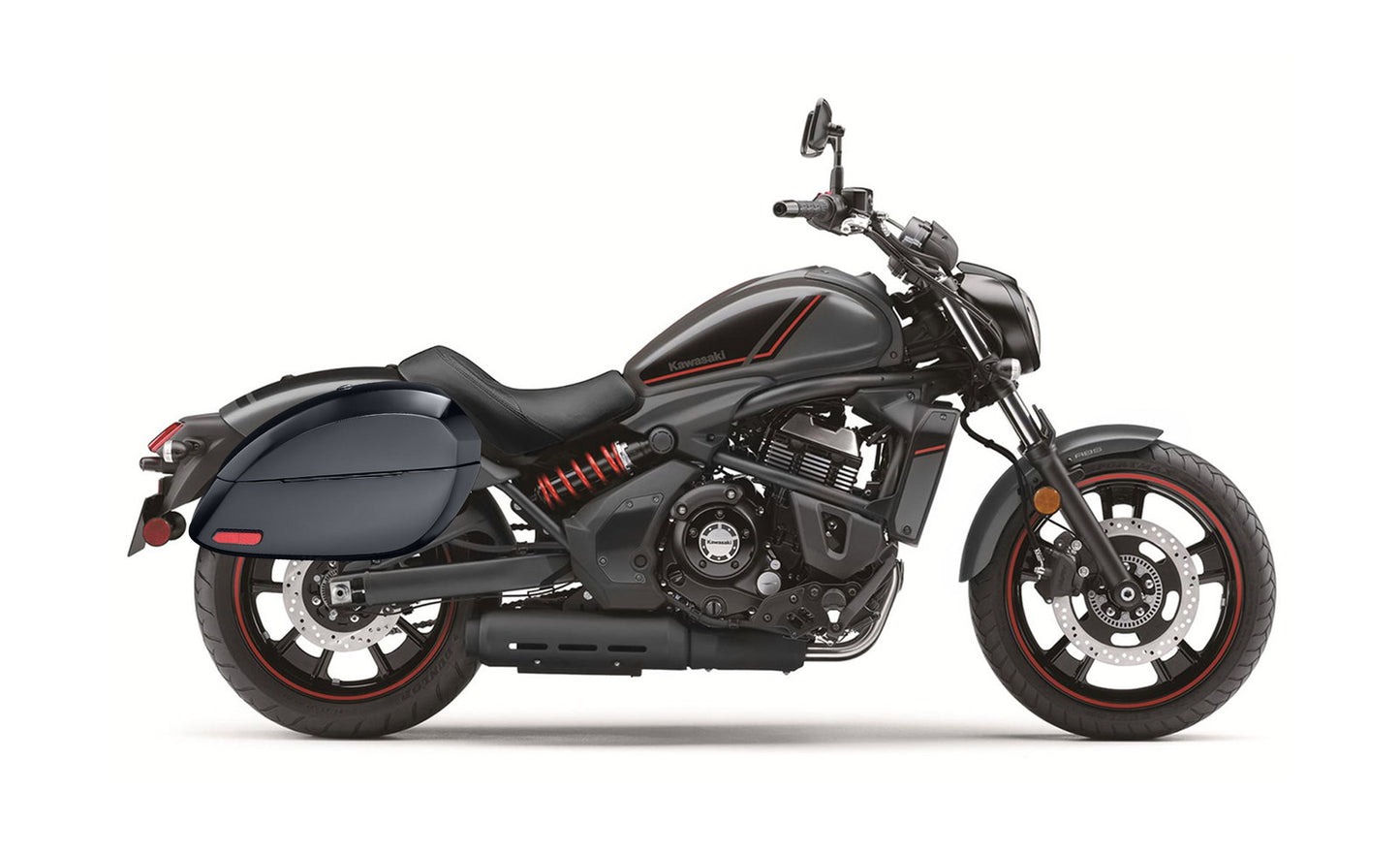 28L - Phantom Large Kawasaki Vulcan S VN650 Painted Motocicleta Hard Alforjas