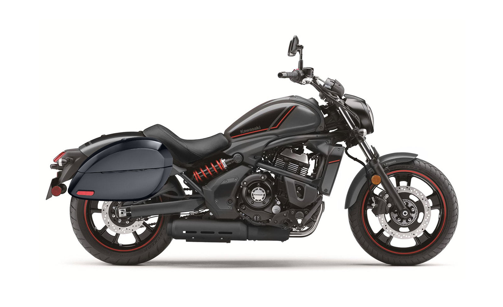28L - Phantom Large Kawasaki Vulcan S VN650 Painted Motocicleta Hard Alforjas