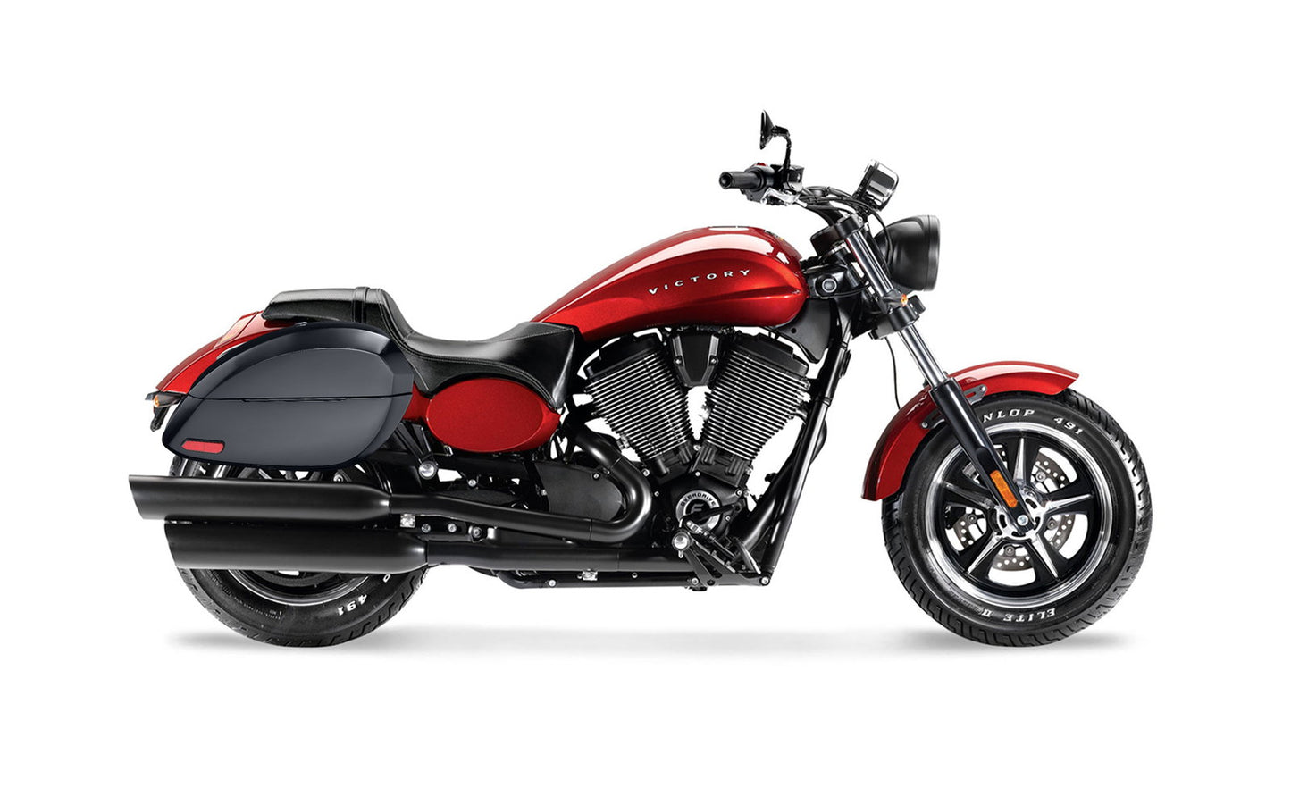 28L - Phantom Large Victory Judge Painted Motocicleta Hard Alforjas