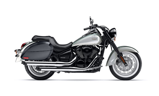 28L - Phantom Large Kawasaki Vulcan 900 Classic VN900 Painted Motocicleta Hard Alforjas