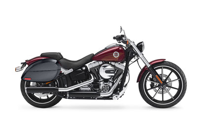 28L - Phantom Large Painted Motocicleta Hard Alforjas para Harley Softail Breakout FXSB