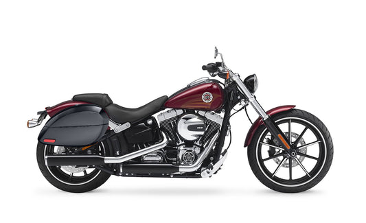 28L - Phantom Large Painted Motocicleta Hard Alforjas para Harley Softail Breakout FXSB