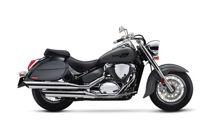 28L - Phantom Large Suzuki Boulevard C50 VL800 Painted Motocicleta Hard Alforjas