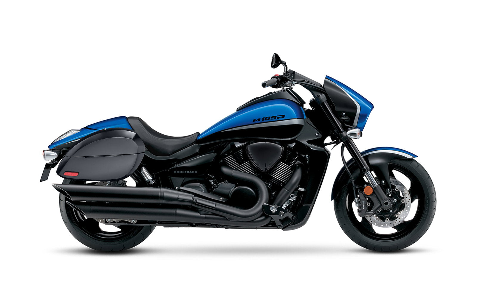 28L - Phantom Large Suzuki Boulevard M109 VZR1800 Painted Motocicleta Hard Alforjas
