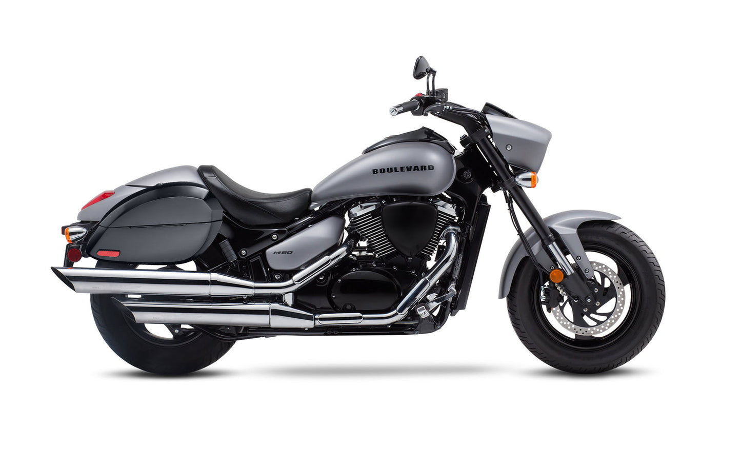 28L - Phantom Large Suzuki Boulevard M50 VZ800 Painted Motocicleta Hard Alforjas