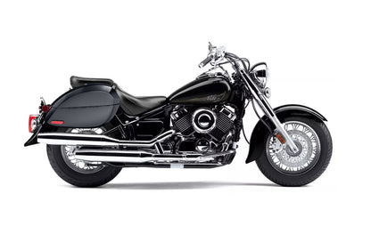 28L - Phantom Large Yamaha V Star 650 Classic XVS65A Painted Motocicleta Hard Alforjas
