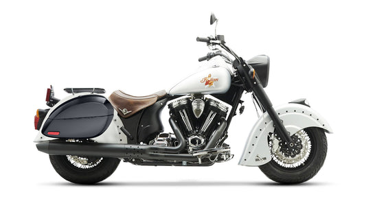 28L - Phantom Large Indian Chief Bomber Painted Motocicleta Hard Alforjas
