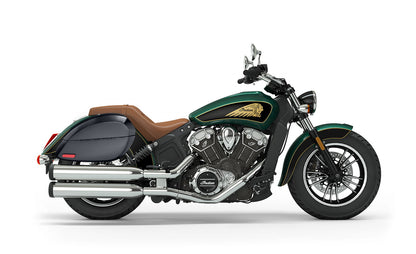 28L - Phantom Large Indian Scout Painted Motocicleta Hard Alforjas