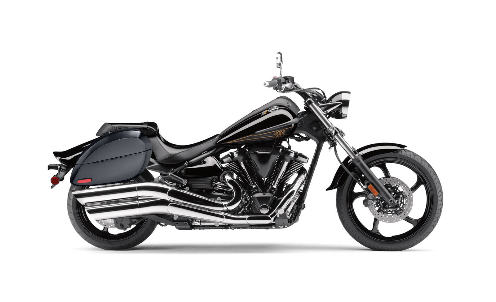 28L - Phantom Large Yamaha Raider Painted Motocicleta Hard Alforjas