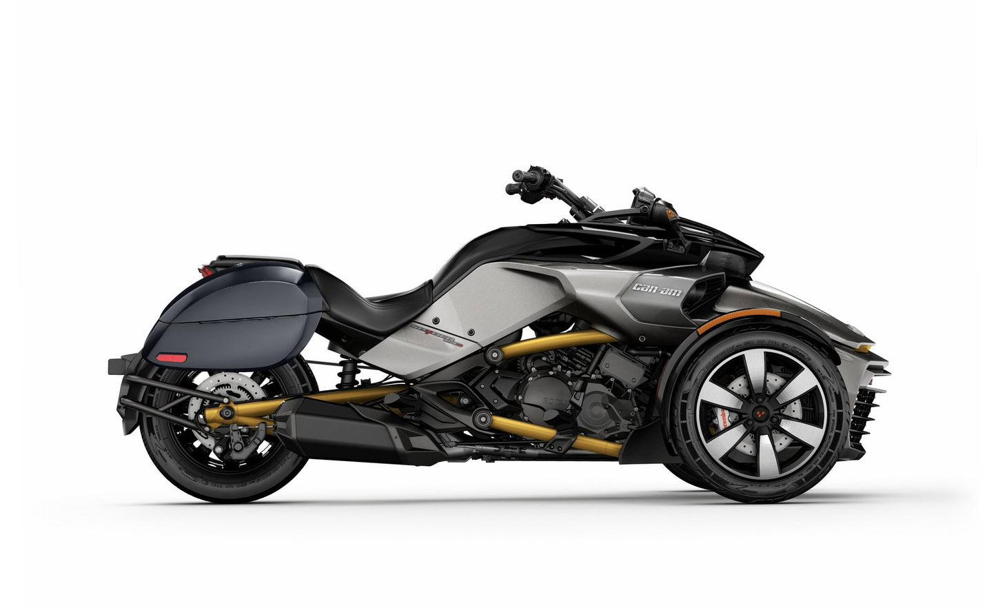 28L - Phantom Large CAN AM Spyder F3-S Painted Motocicleta Hard Alforjas