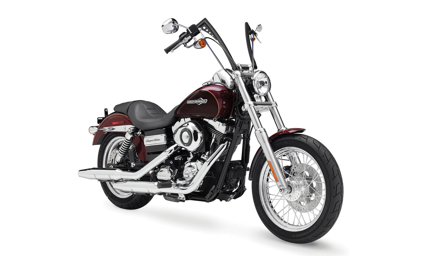 Viking Iron Born 12" Handlebar para Harley Dyna Super Glide FXD Matte Black