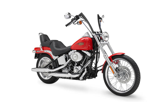 Viking Iron Born 12" Handlebar para Harley Softail Custom FXSTC Matte Black