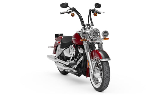 Viking Iron Born 12" Handlebar para Harley Softail Deluxe FLSTN Matte Black