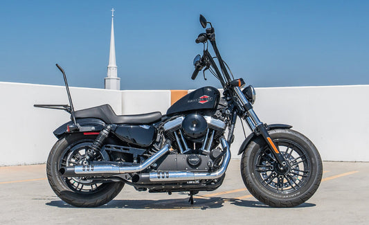 Viking Iron Born 12" Handlebar para Harley Sportster Forty Eight Matte Black