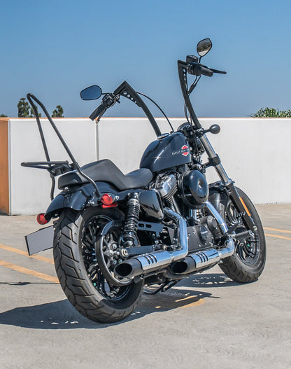 Viking Iron Born 12" Handlebar para Harley Sportster Forty Eight Matte Black