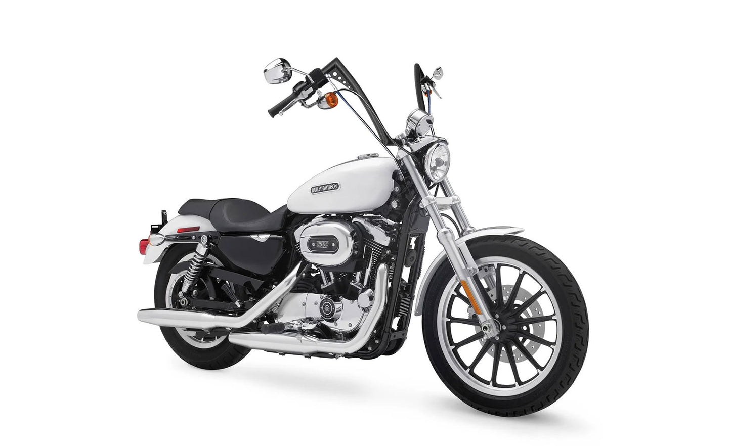 Viking Iron Born 12" Handlebar para Harley Sportster 1200 Low XL1200L Matte Black
