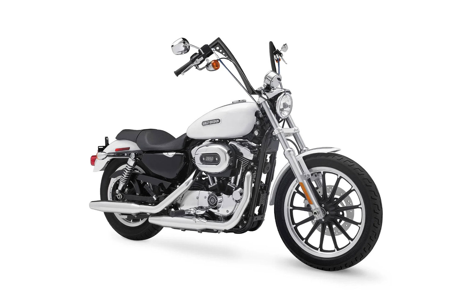 Viking Iron Born 12" Handlebar para Harley Sportster 1200 Low XL1200L Matte Black