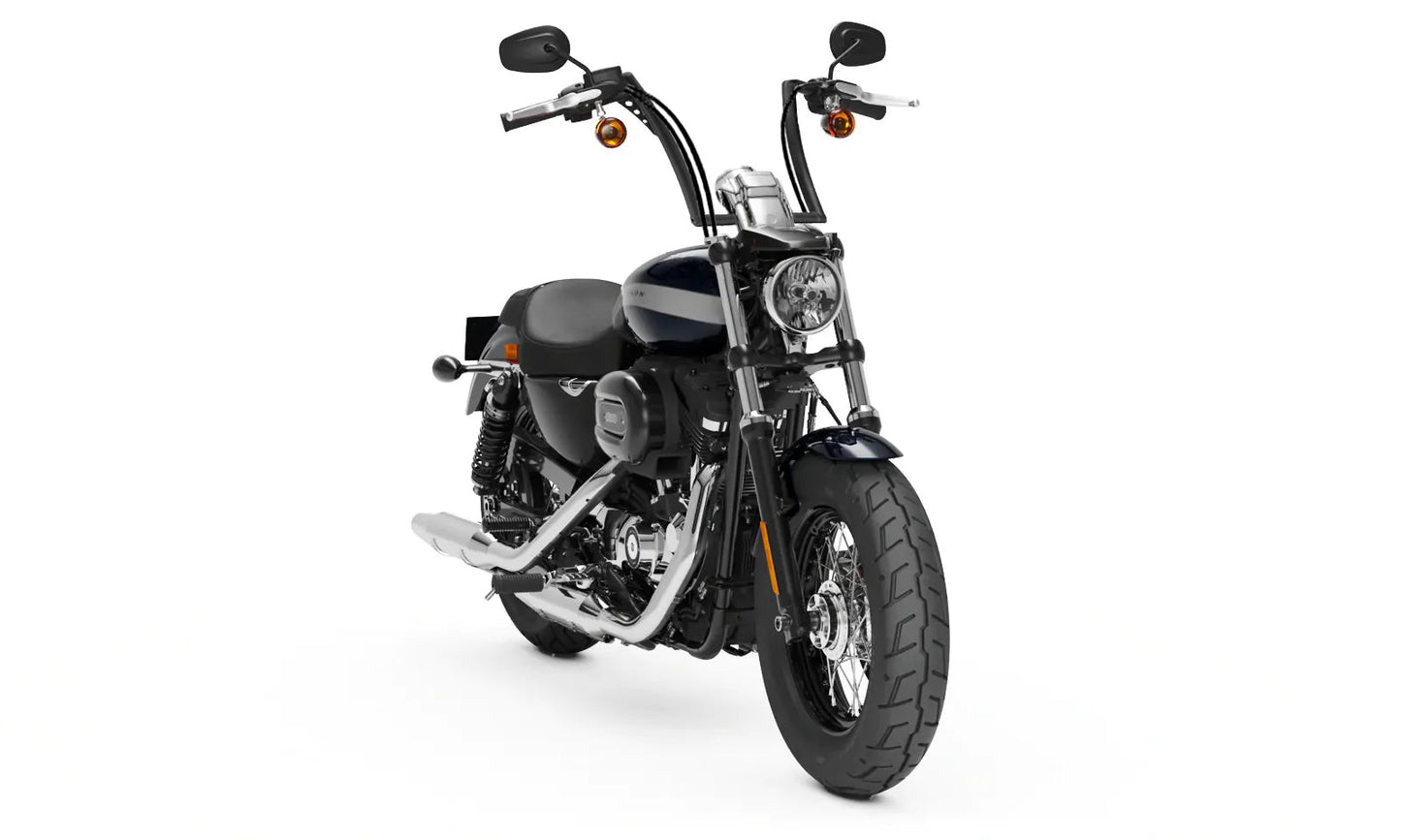 Viking Iron Born 12" Handlebar para Harley Sportster 1200 Custom XL1200C Matte Black