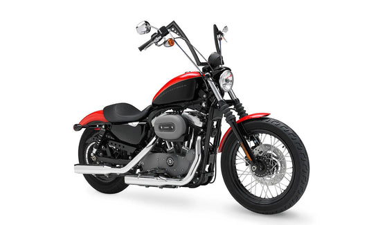 Viking Iron Born 12" Handlebar para Harley Sportster 1200 Nightster XL1200N Matte Black