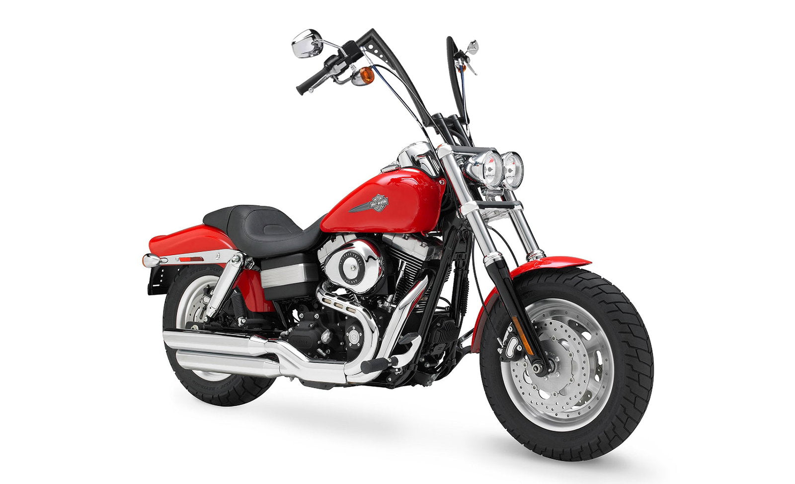 Viking Iron Born 12" Handlebar para Harley Dyna Fat Bob FXDF Matte Black