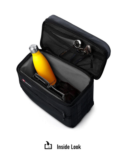 18L - Patriot Medium Motocicleta Throw Over Alforjas para Harley Softail Fat Boy Lo FLSTFB