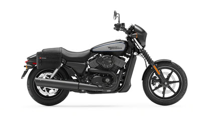 18L - Patriot Medium Motocicleta Throw Over Alforjas para Harley Street 750