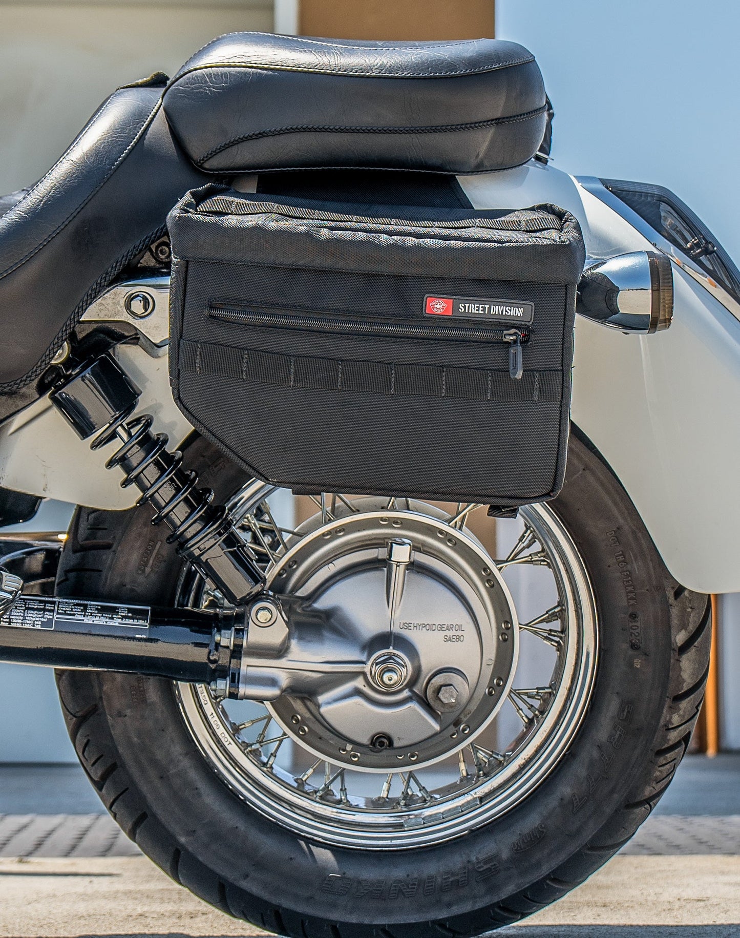 18L - Patriot Medium Honda Shadow 750 Aero Motocicleta Throw Over Alforjas