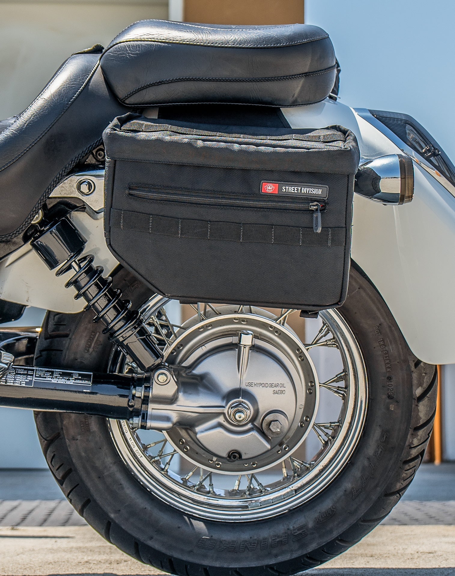 18L - Patriot Medium Honda Shadow 750 Aero Motocicleta Throw Over Alforjas