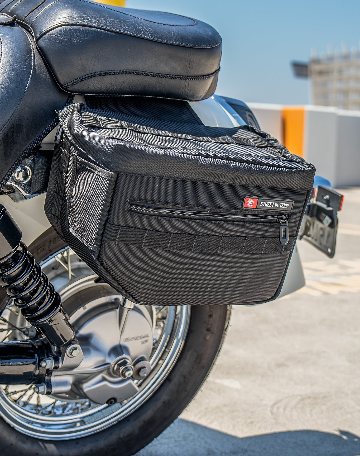 18L - Patriot Medium Honda Shadow 750 Aero Motocicleta Throw Over Alforjas