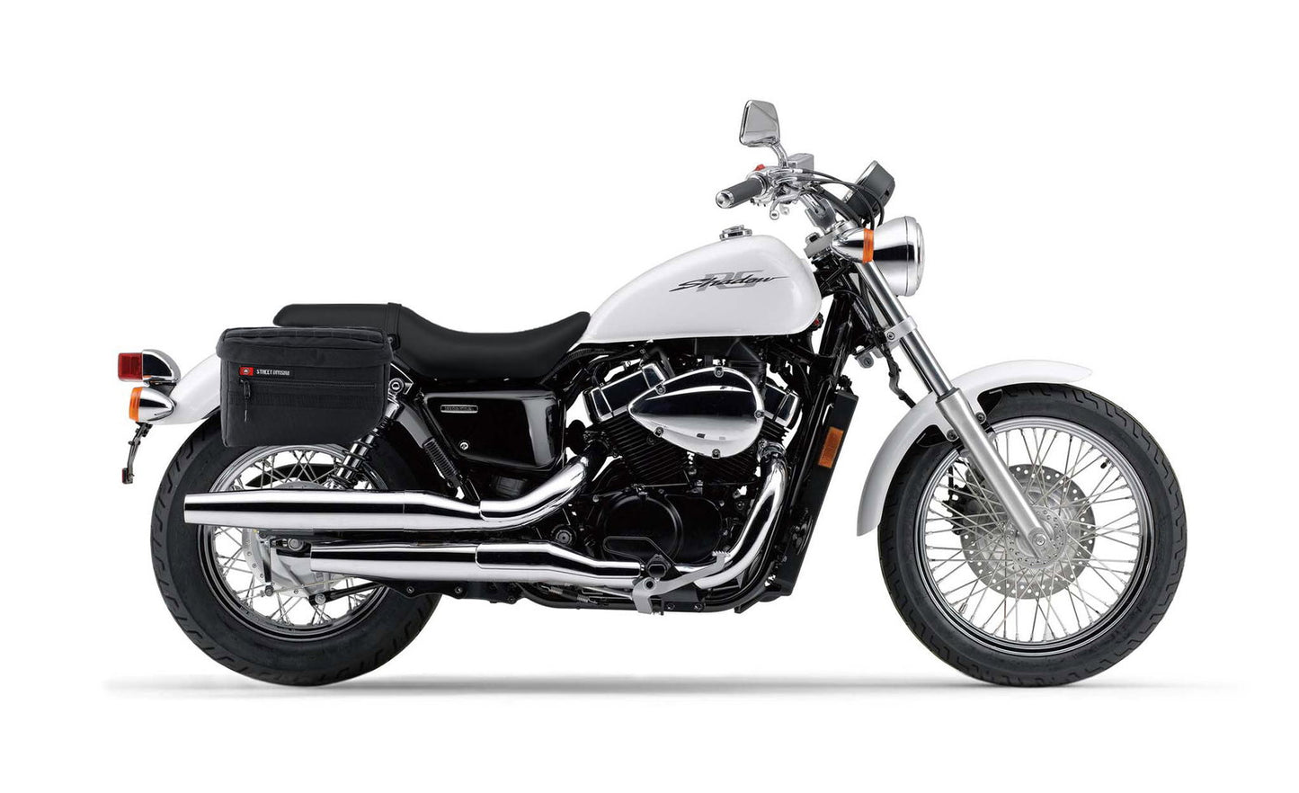 18L - Patriot Medium Honda Shadow 750 RS Motocicleta Throw Over Alforjas