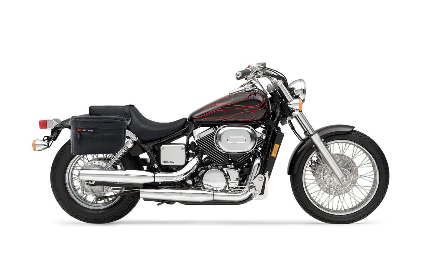 18L - Patriot Medium Honda Shadow 750 Spirit DC Motocicleta Throw Over Alforjas