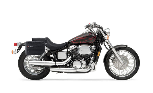 18L - Patriot Medium Honda Shadow 750 Spirit DC Motocicleta Throw Over Alforjas