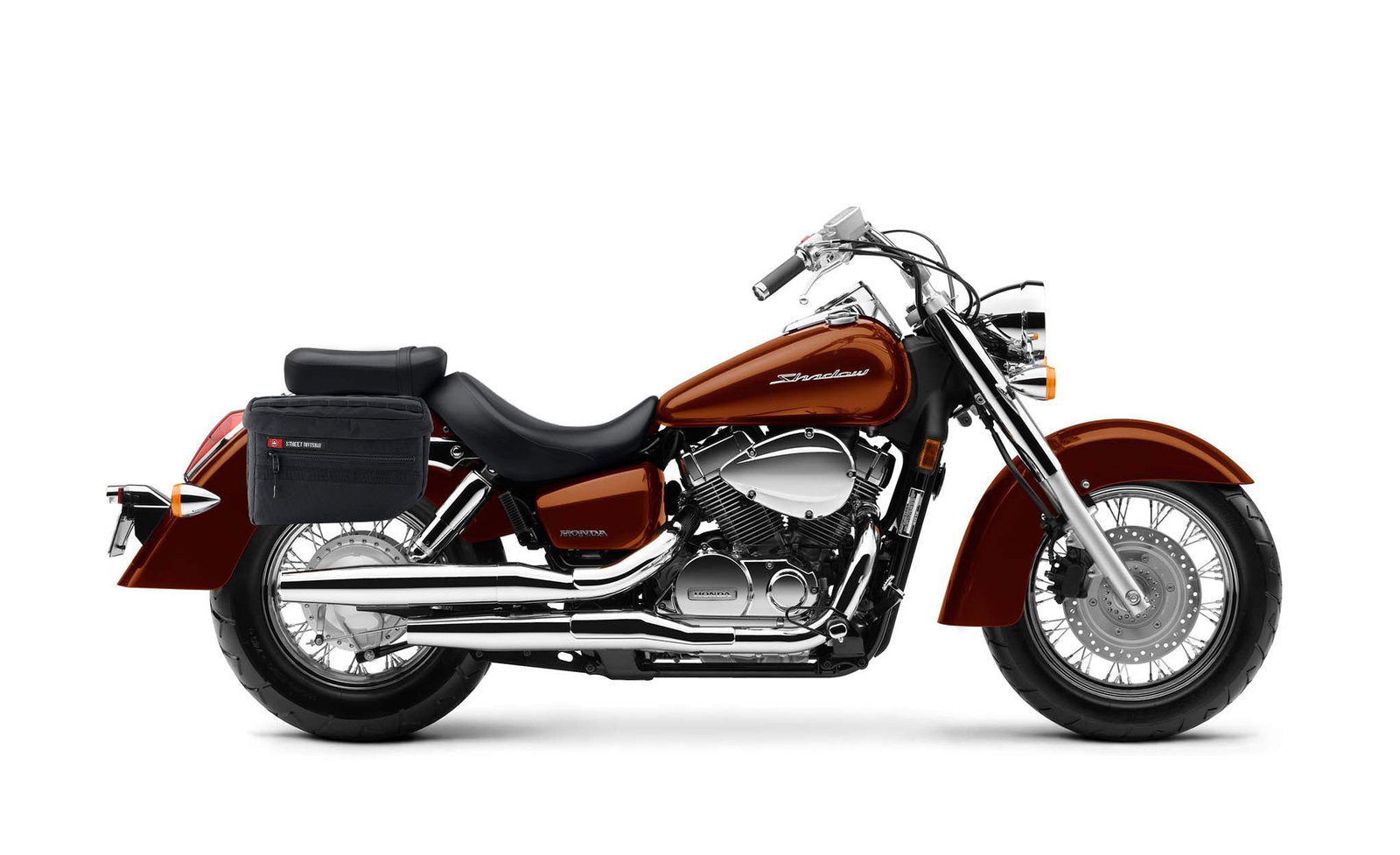 18L - Patriot Medium Honda Shadow 1100 Aero Motocicleta Throw Over Alforjas
