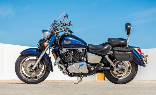 18L - Patriot Medium Honda Shadow 1100 Sabre Motocicleta Throw Over Alforjas