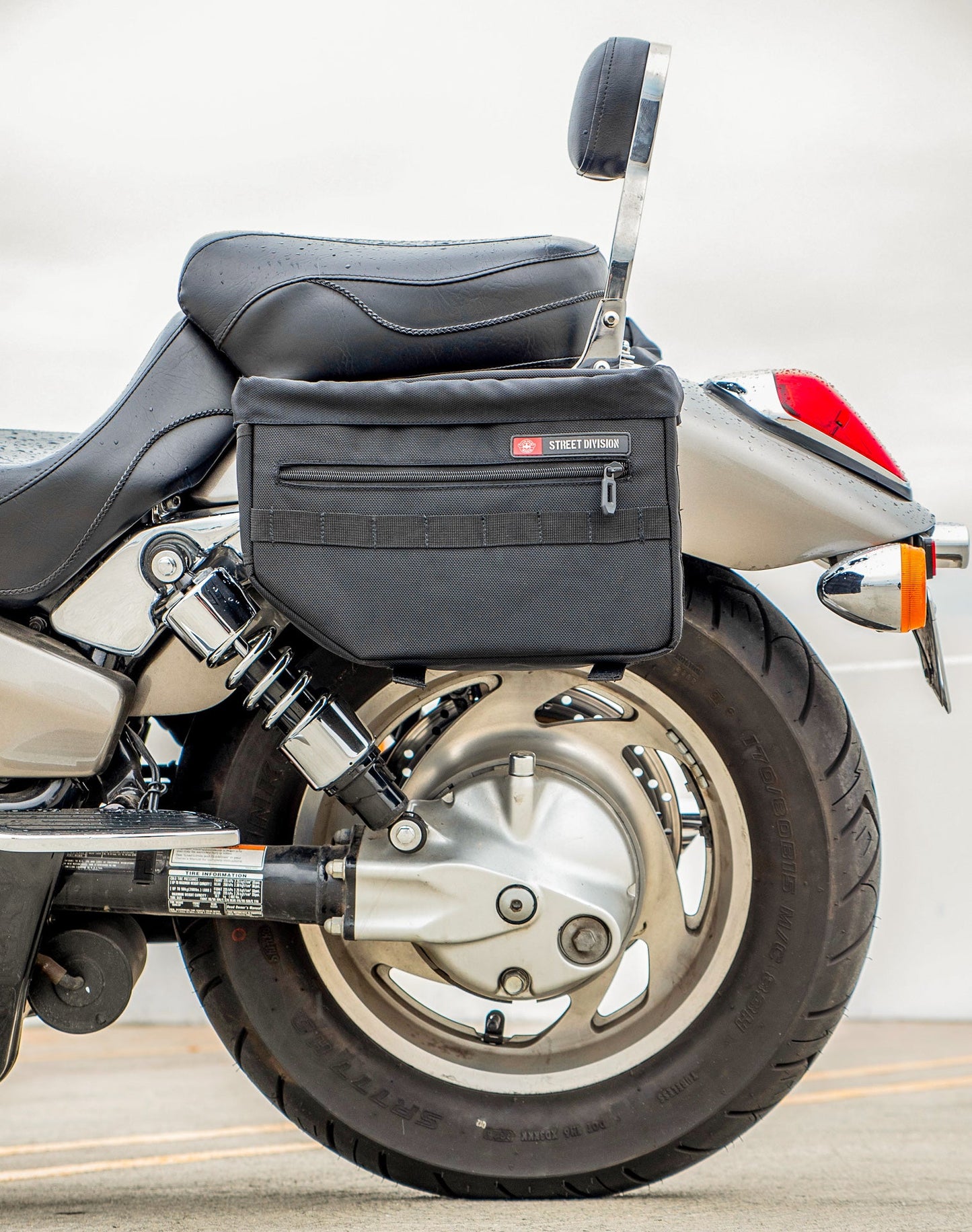 18L - Patriot Medium Honda VTX 1800 C Motocicleta Throw Over Alforjas