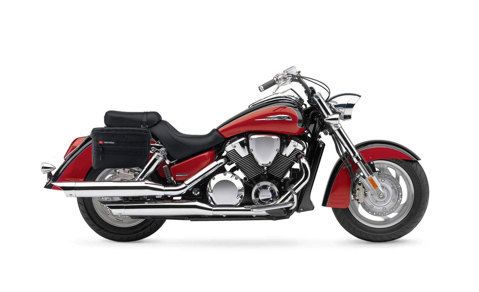18L - Patriot Medium Honda VTX 1800 R Retro Motocicleta Throw Over Alforjas