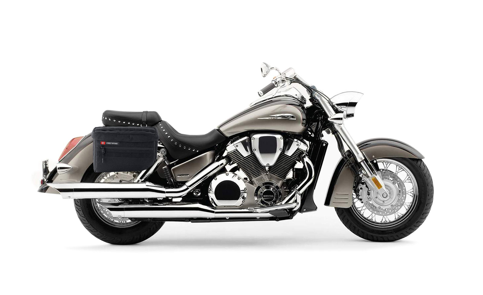 18L - Patriot Medium Honda VTX 1800 S Motocicleta Throw Over Alforjas