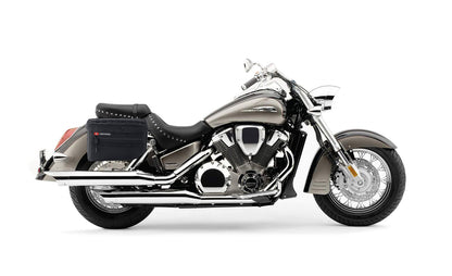 18L - Patriot Medium Honda VTX 1800 S Motocicleta Throw Over Alforjas