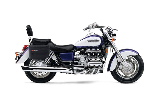 18L - Patriot Medium Honda 1500 Valkyrie Interstate Motocicleta Throw Over Alforjas