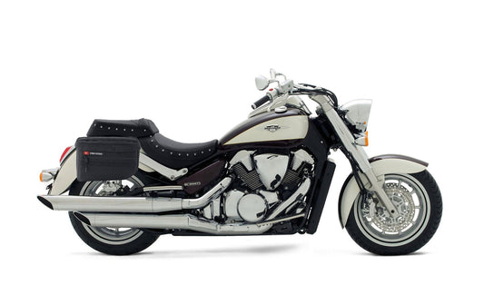 18L - Patriot Medium Suzuki Boulevard C109 Motocicleta Throw Over Alforjas