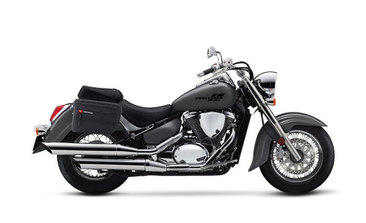 18L - Patriot Medium Suzuki Boulevard C50 VL800 Motocicleta Throw Over Alforjas