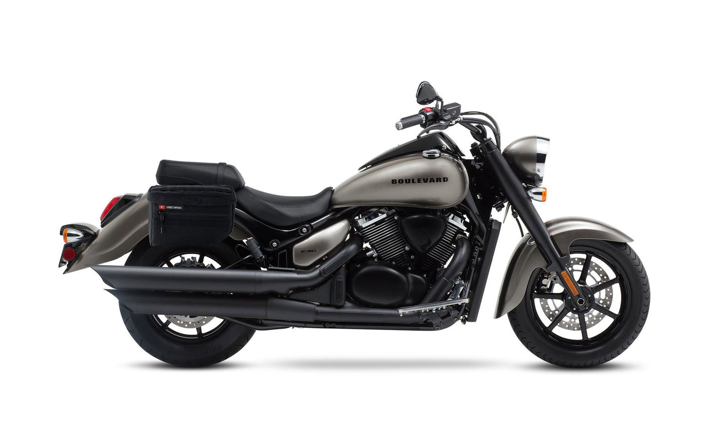 18L - Patriot Medium Suzuki Boulevard C90 VL1500 Motocicleta Throw Over Alforjas