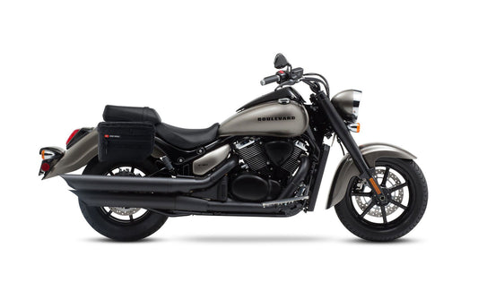 18L - Patriot Medium Suzuki Boulevard C90 VL1500 Motocicleta Throw Over Alforjas
