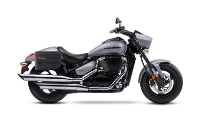 18L - Patriot Medium Suzuki Boulevard M50 VZ800 Motocicleta Throw Over Alforjas