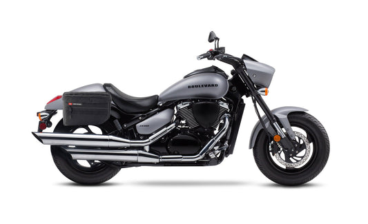 18L - Patriot Medium Suzuki Boulevard M50 VZ800 Motocicleta Throw Over Alforjas