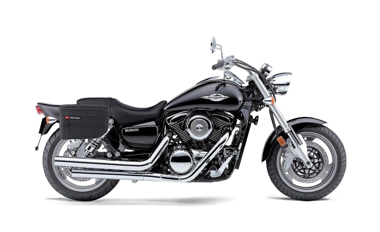 18L - Patriot Medium Suzuki Boulevard M95 VZ1600 Motocicleta Throw Over Alforjas