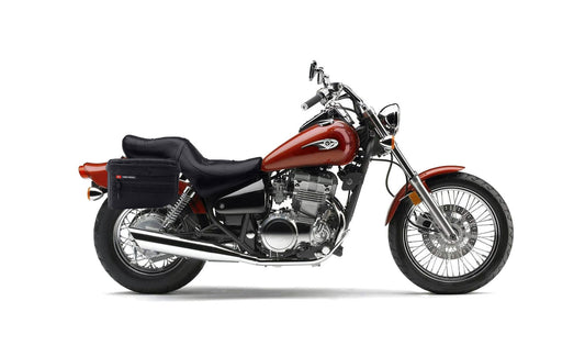 18L - Patriot Medium Kawasaki Vulcan 500 EN500 Motocicleta Throw Over Alforjas