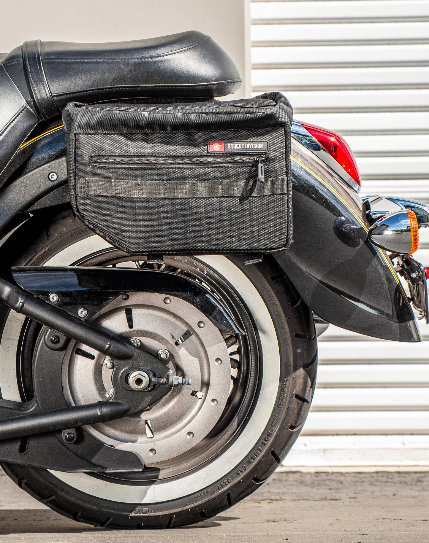 18L - Patriot Medium Kawasaki Vulcan 900 Classic VN900 Motocicleta Throw Over Alforjas