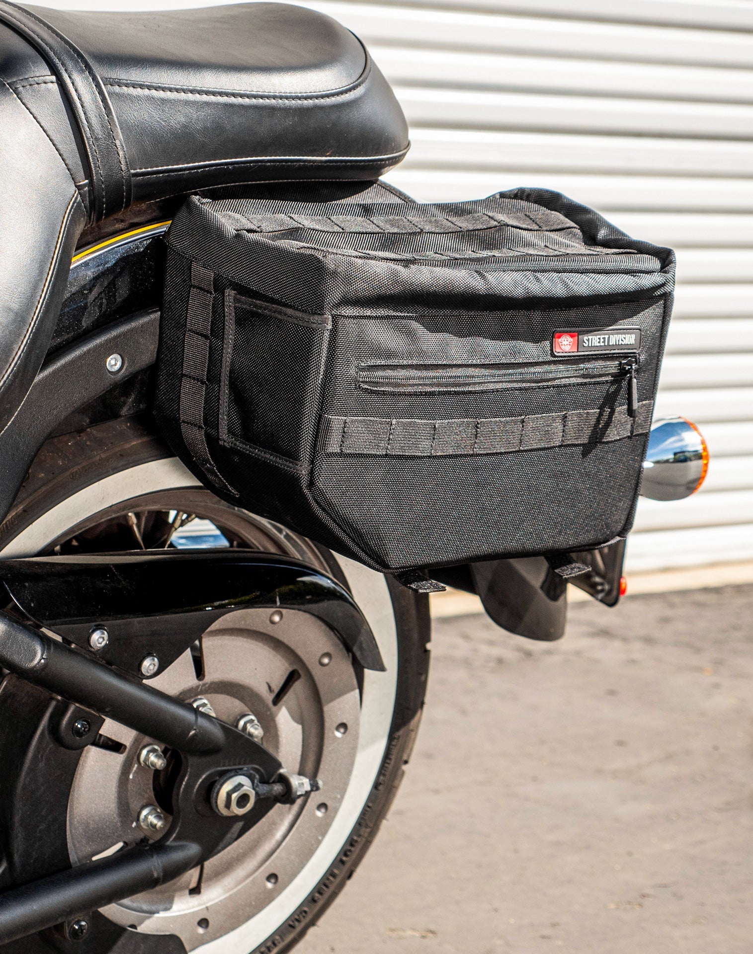 18L - Patriot Medium Kawasaki Vulcan 900 Classic VN900 Motocicleta Throw Over Alforjas