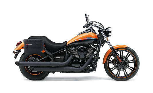 18L - Patriot Medium Kawasaki Vulcan 900 Custom VN900C Motocicleta Throw Over Alforjas